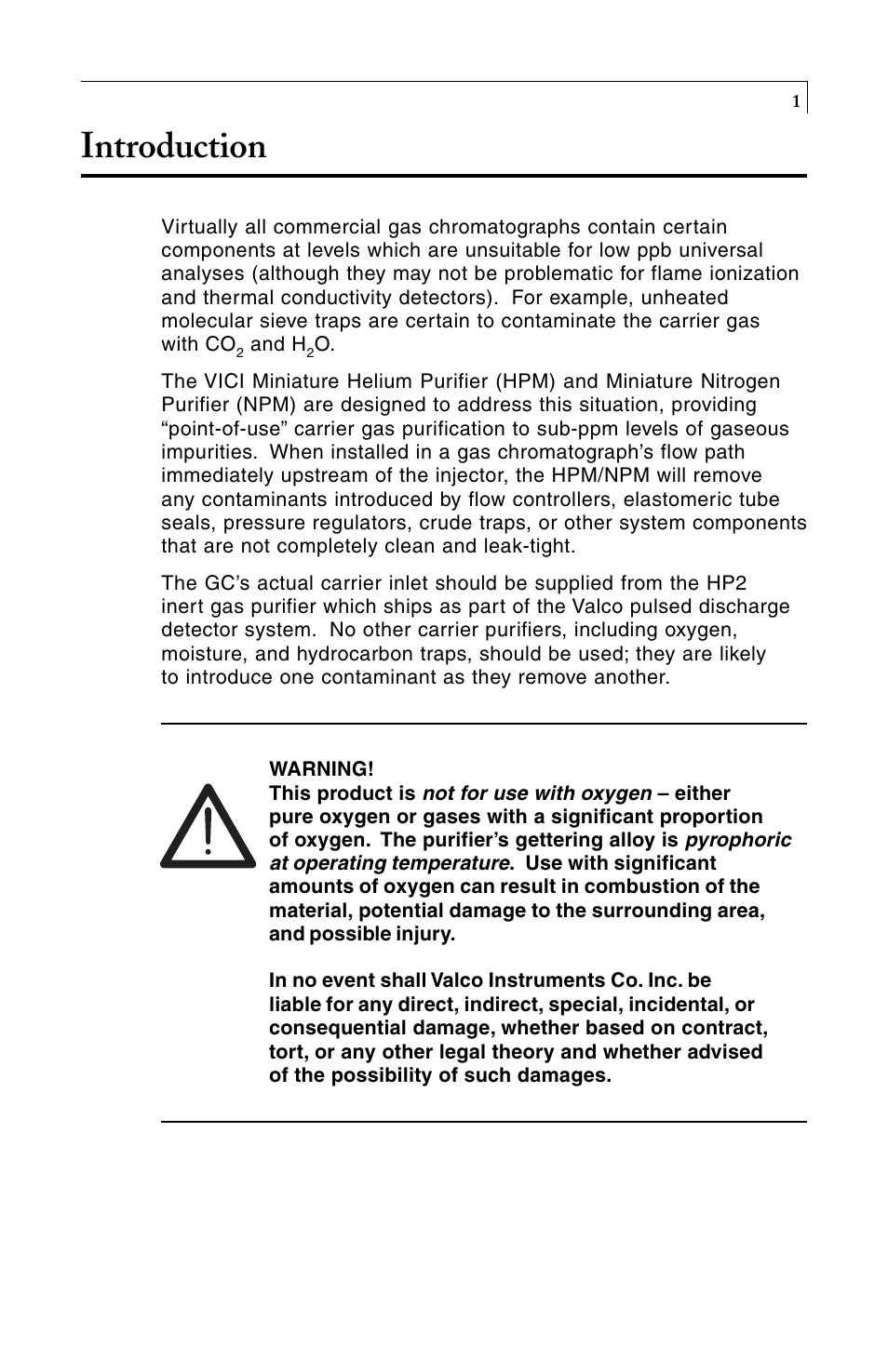 Introduction | VICI NPM User Manual | Page 3 / 8
