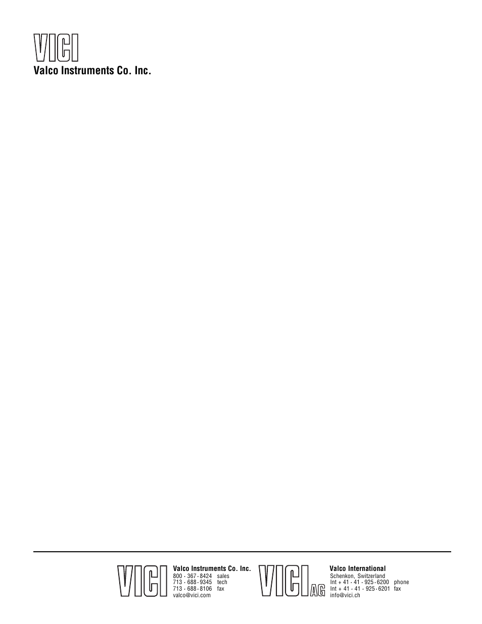 VICI D-2-IM User Manual | 23 pages