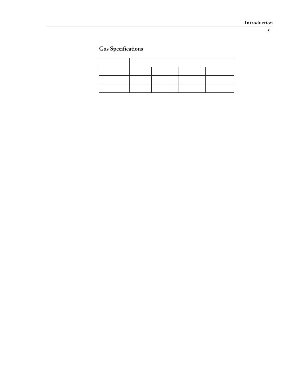 Gas specifications | VICI D-3-I-7890 User Manual | Page 9 / 25