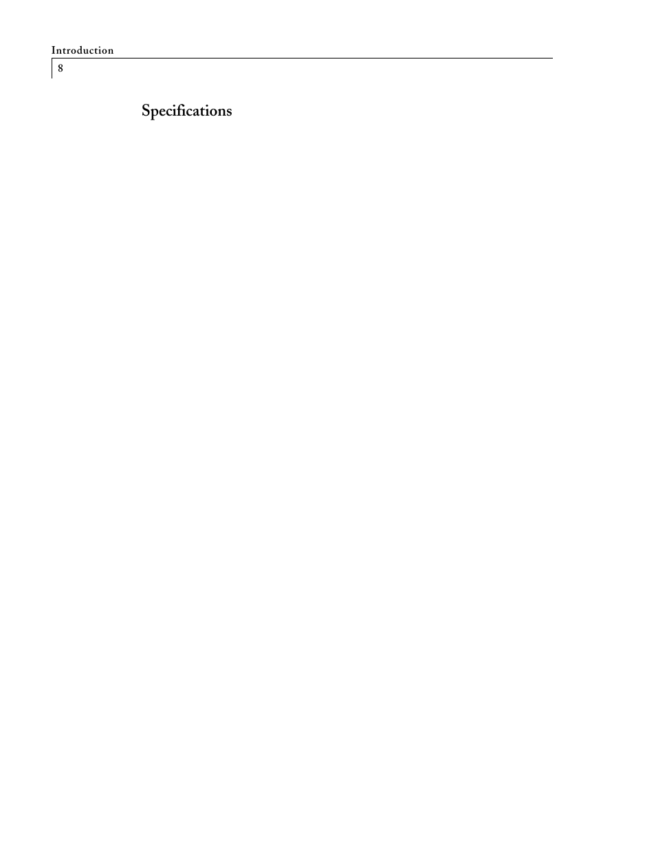 Specifications | VICI D-4-I Instruction Manual User Manual | Page 10 / 23