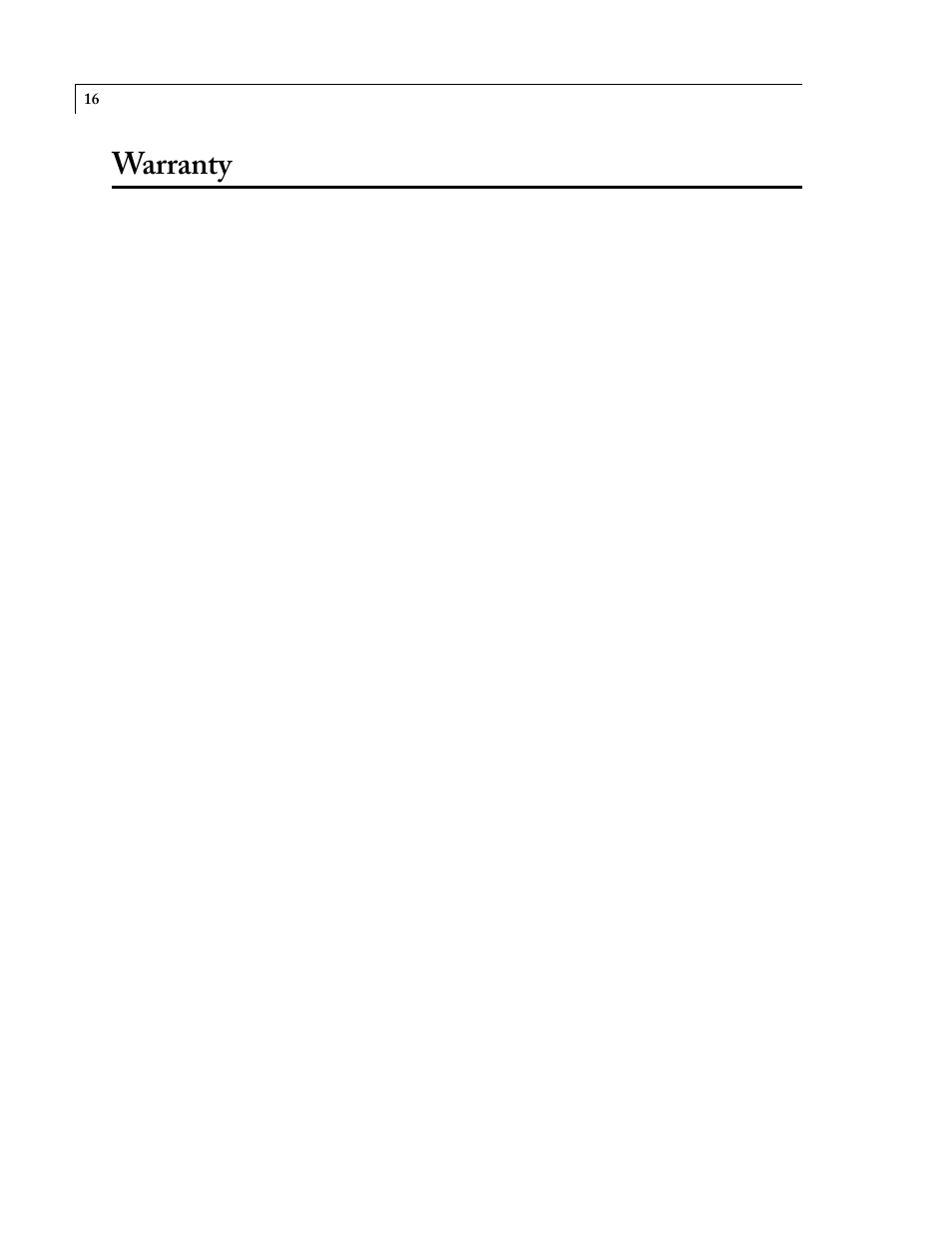 Warranty | VICI D-4-I-VA38-R User Manual | Page 18 / 18