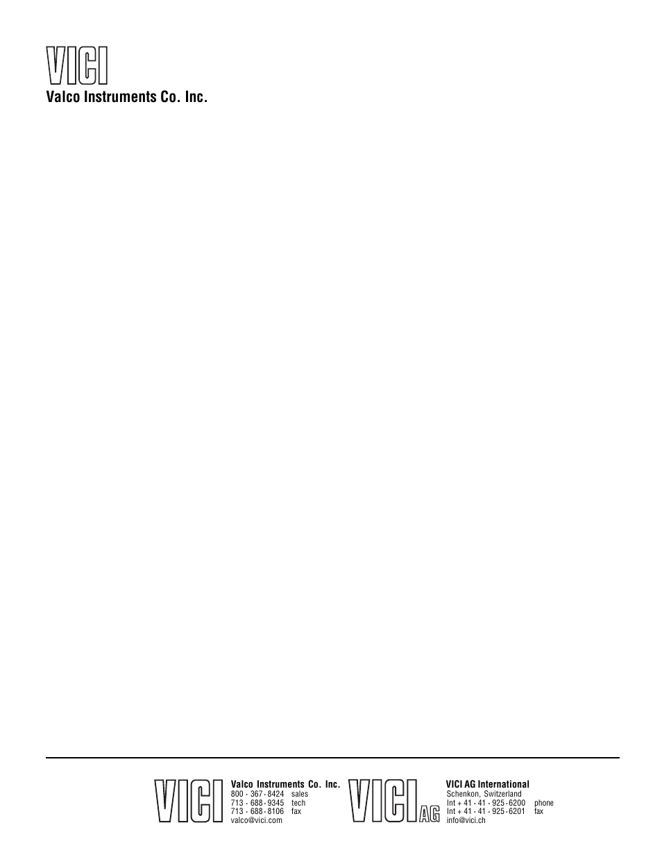 VICI D-4-I-SH14-R User Manual | 23 pages