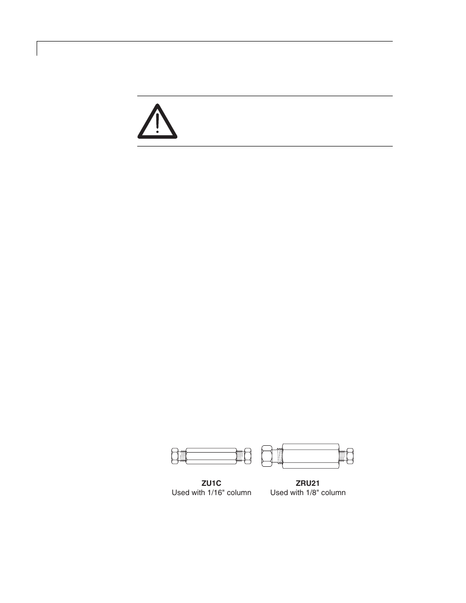 Column connection | VICI TCD2 User Manual | Page 16 / 25