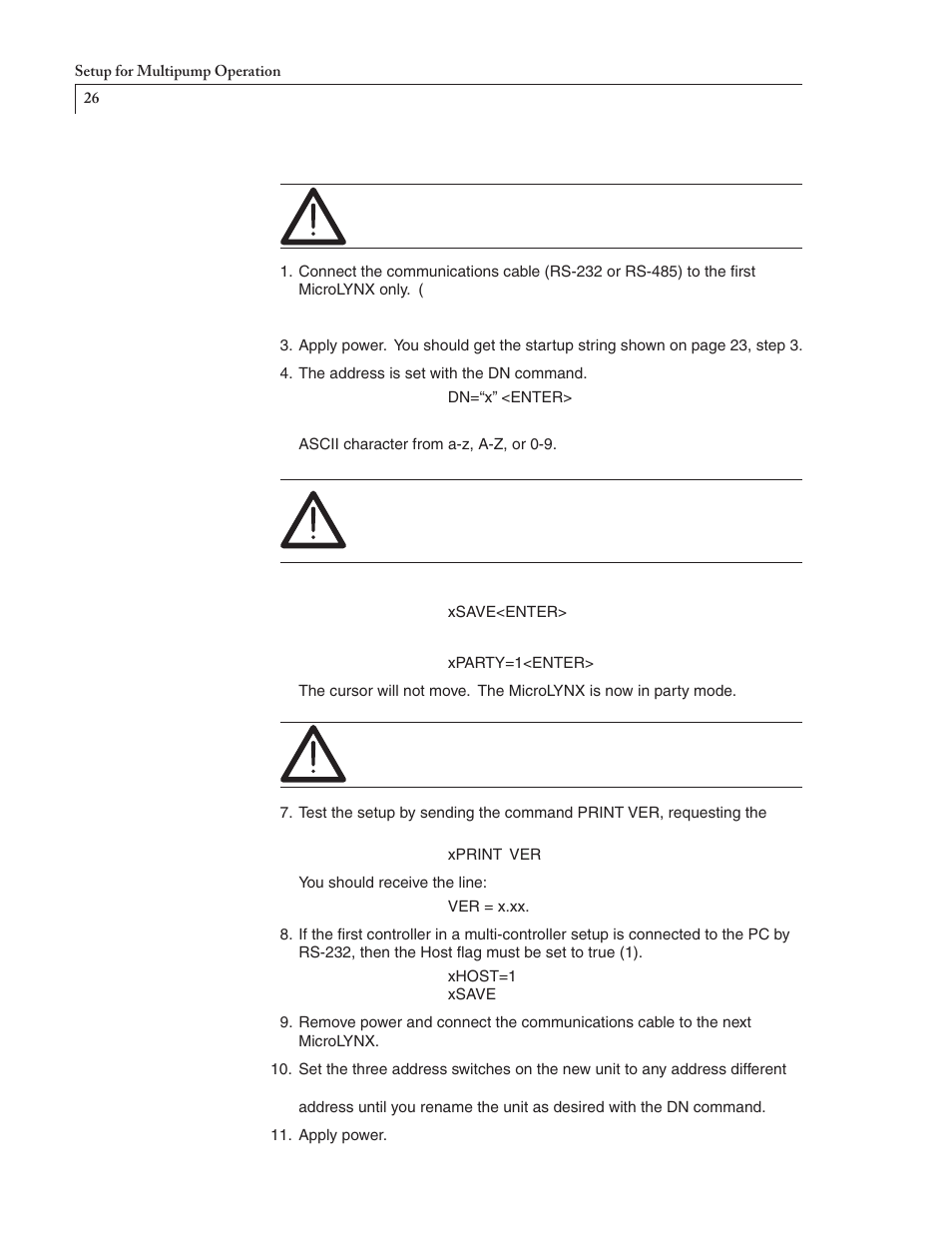 VICI M Series User Manual | Page 30 / 34