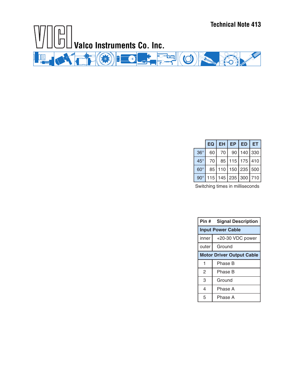 VICI Two Position Microelectric User Manual | 6 pages