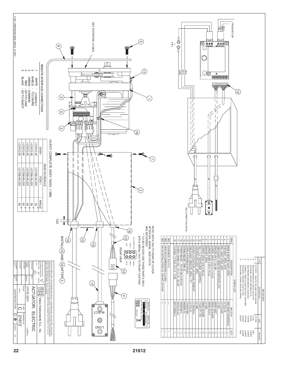 VICI Two position Standard electric User Manual | Page 24 / 27