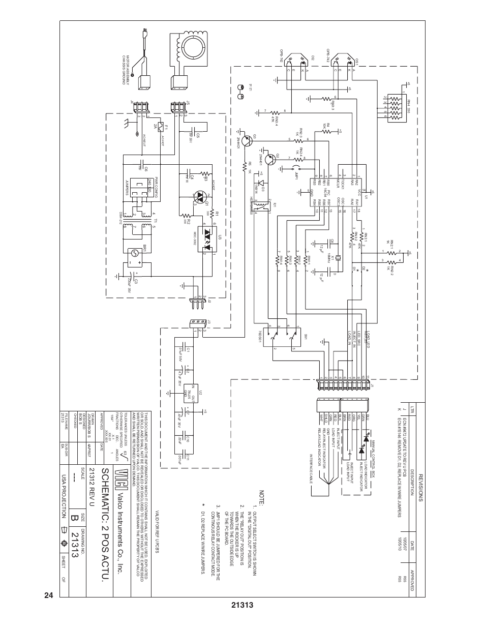 Valco instrument s co., inc | VICI Two position Standard electric User Manual | Page 26 / 27