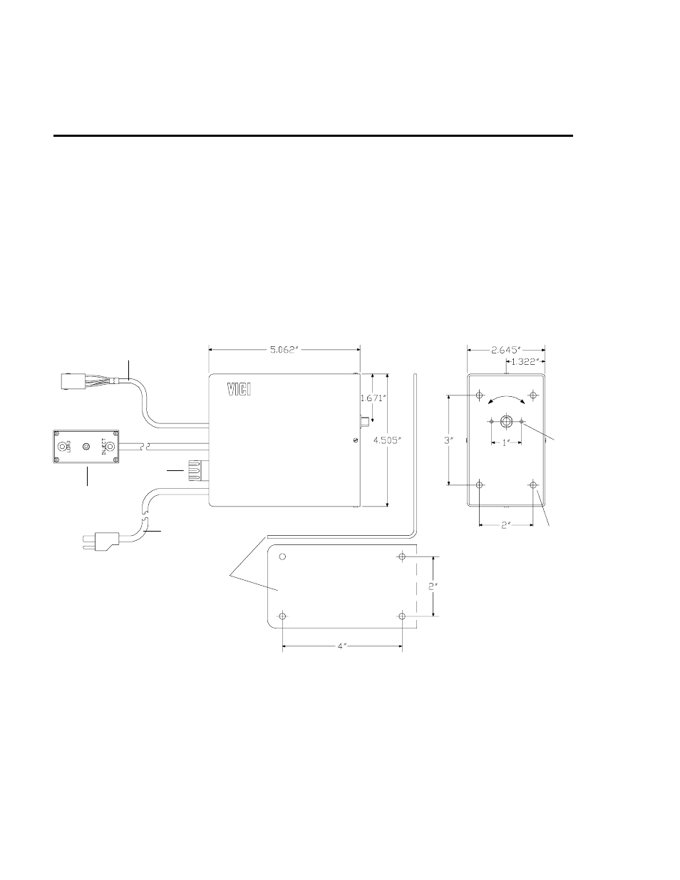 Manual use of the 2 position valve actuator | VICI Two position Standard electric User Manual | Page 4 / 27