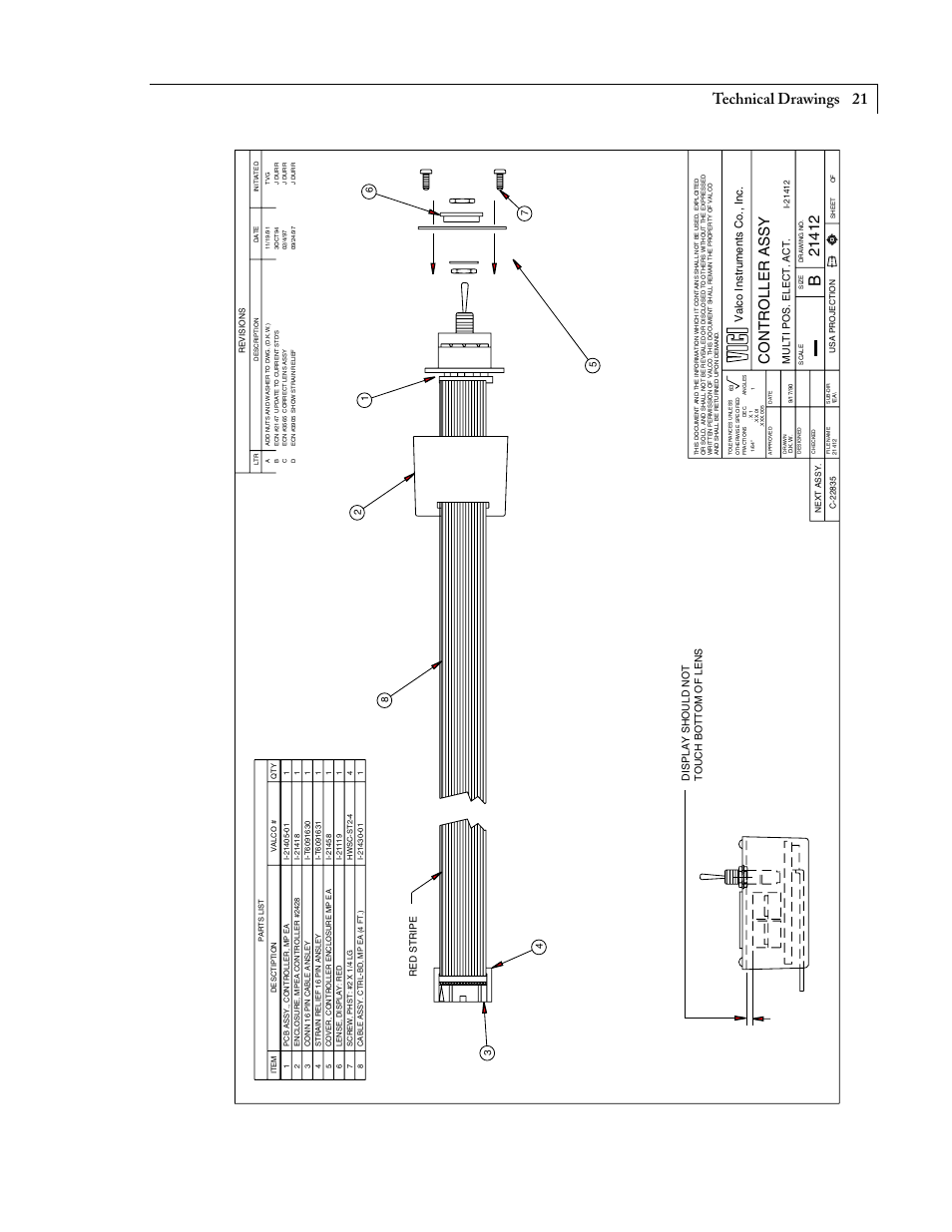 Technical drawings | VICI Selectors (multiposition) Standard electric User Manual | Page 23 / 32