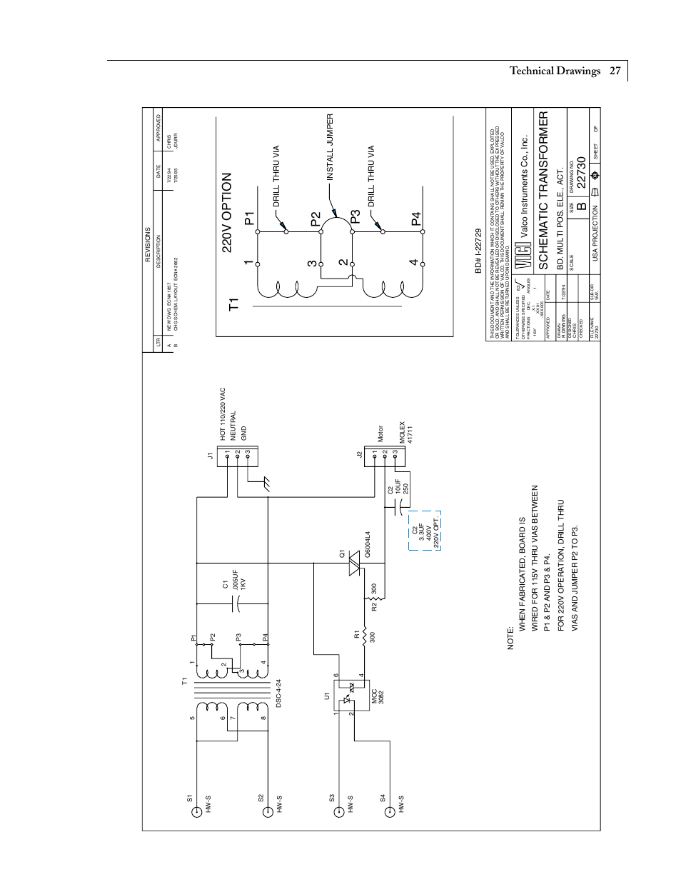 Technical drawings | VICI Selectors (multiposition) Standard electric User Manual | Page 29 / 32
