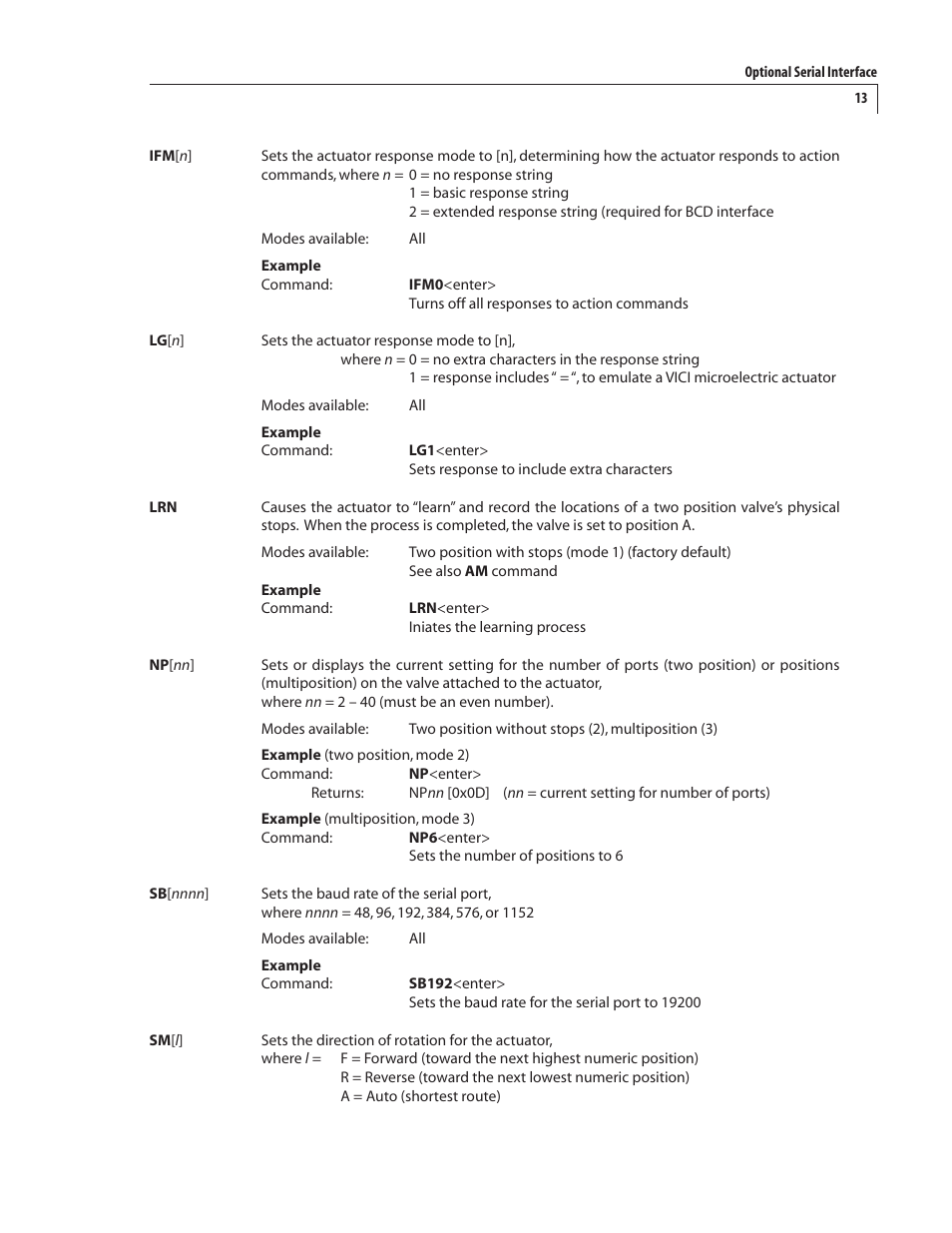 VICI EUT Universal Electric Actuator User Manual | Page 17 / 27