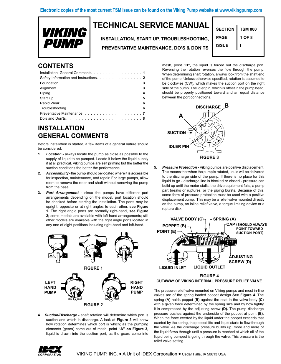 Viking Pump TSM000: General Information User Manual | 8 pages