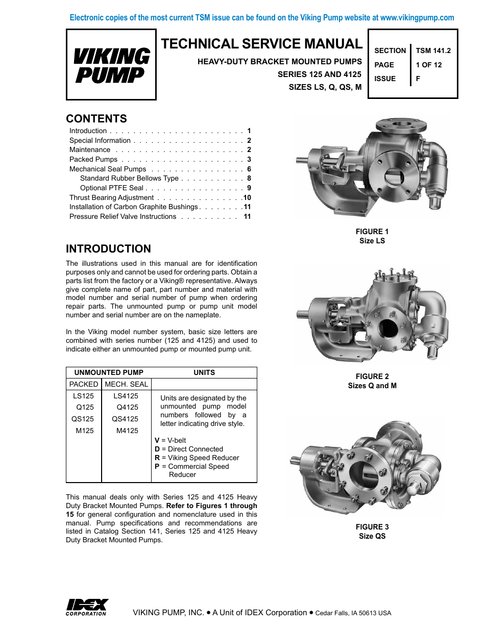 Viking Pump TSM141.2: LS-M 125/4125 User Manual | 12 pages