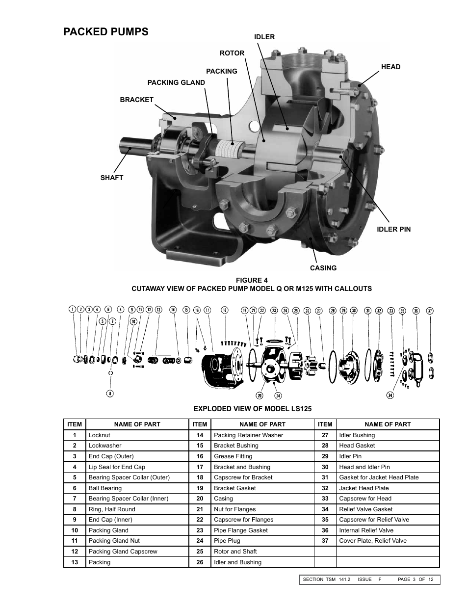 Packed pumps | Viking Pump TSM141.2: LS-M 125/4125 User Manual | Page 3 / 12