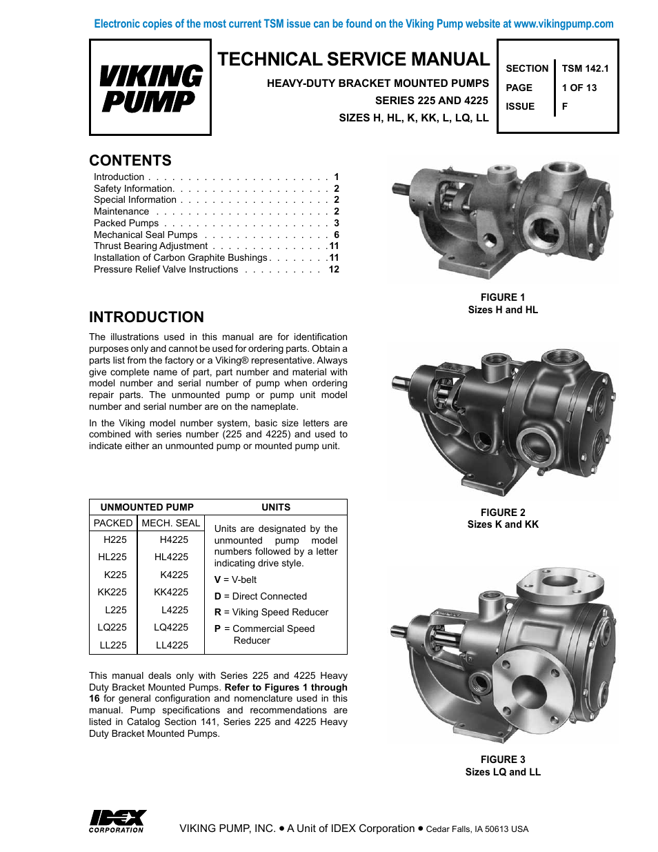 Viking Pump TSM142.1: H-LL 225/4225 User Manual | 14 pages