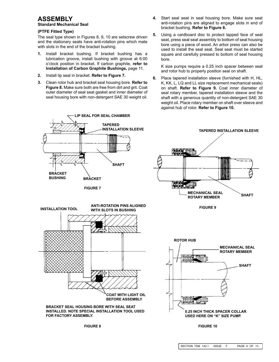 Assembly | Viking Pump TSM142.1: H-LL 225/4225 User Manual | Page 9 / 14