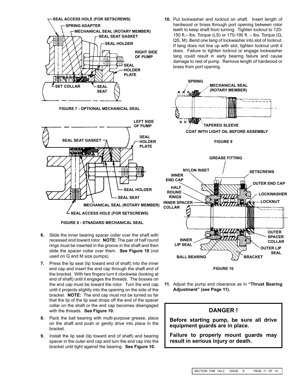 Danger | Viking Pump TSM142.2: LS-M 225/4225 User Manual | Page 11 / 14