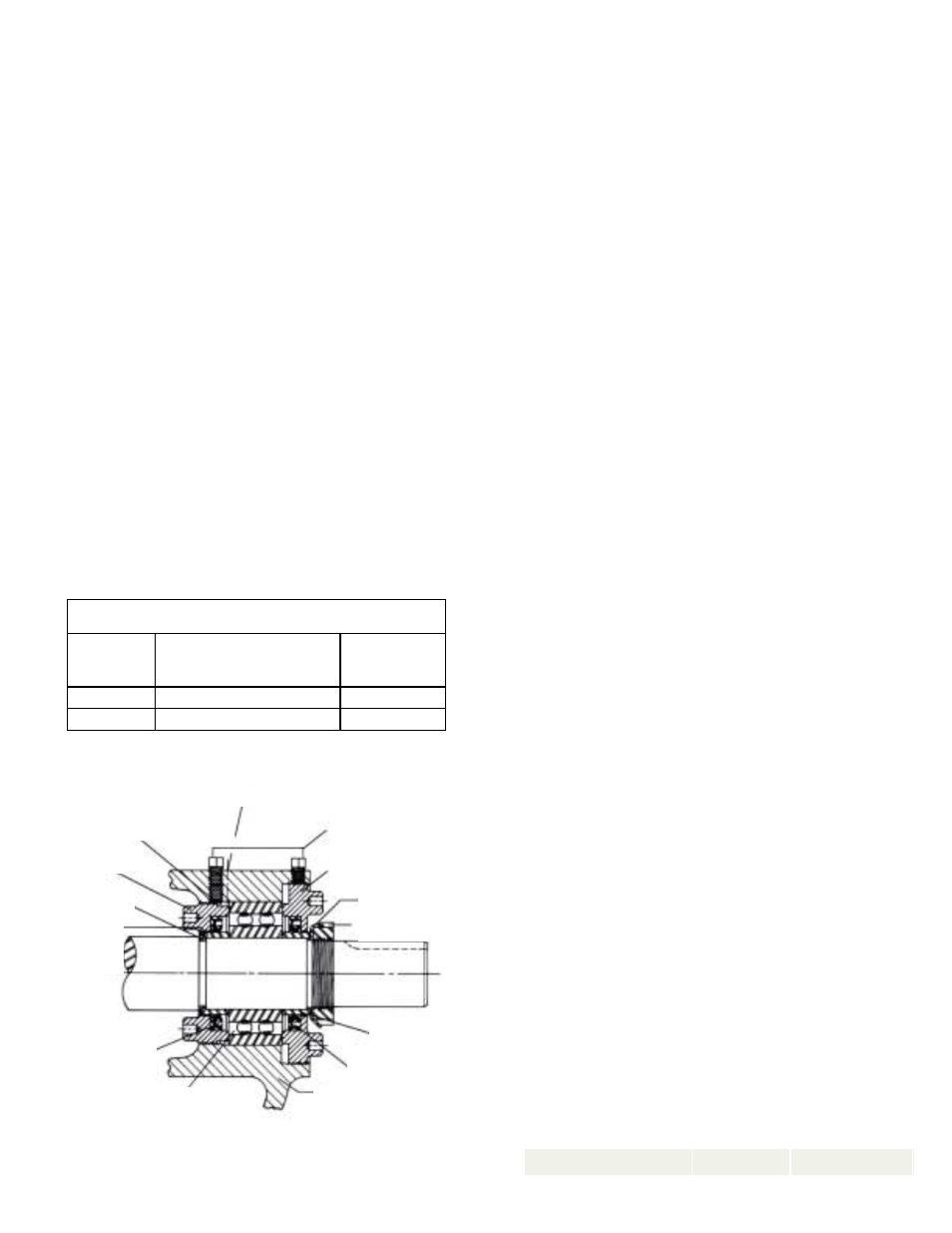 Thrust bearing adjustment, Installation of carbon graphite bushings | Viking Pump TSM151.2: LS-M 123/4123 User Manual | Page 12 / 14