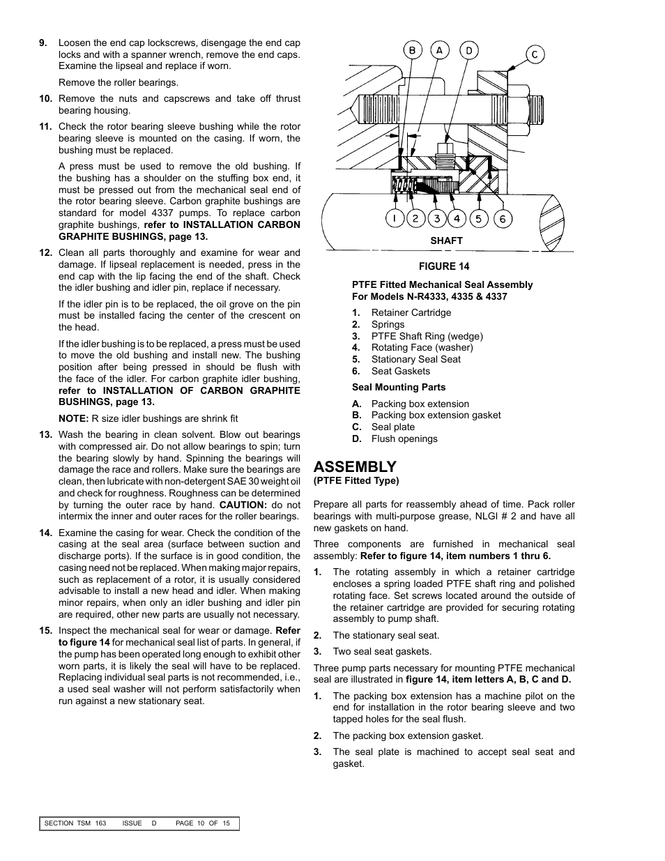 Assembly | Viking Pump TSM163: N-R 337/4337 User Manual | Page 10 / 15