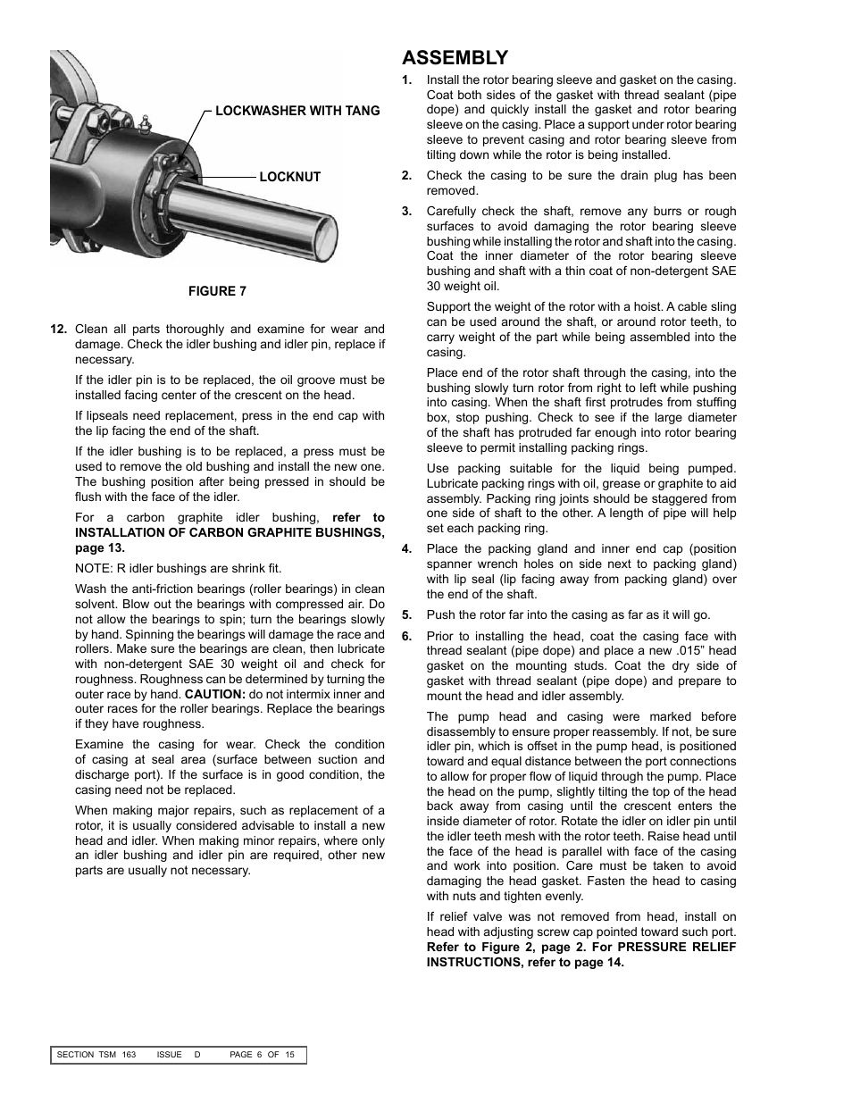 Assembly | Viking Pump TSM163: N-R 337/4337 User Manual | Page 6 / 15