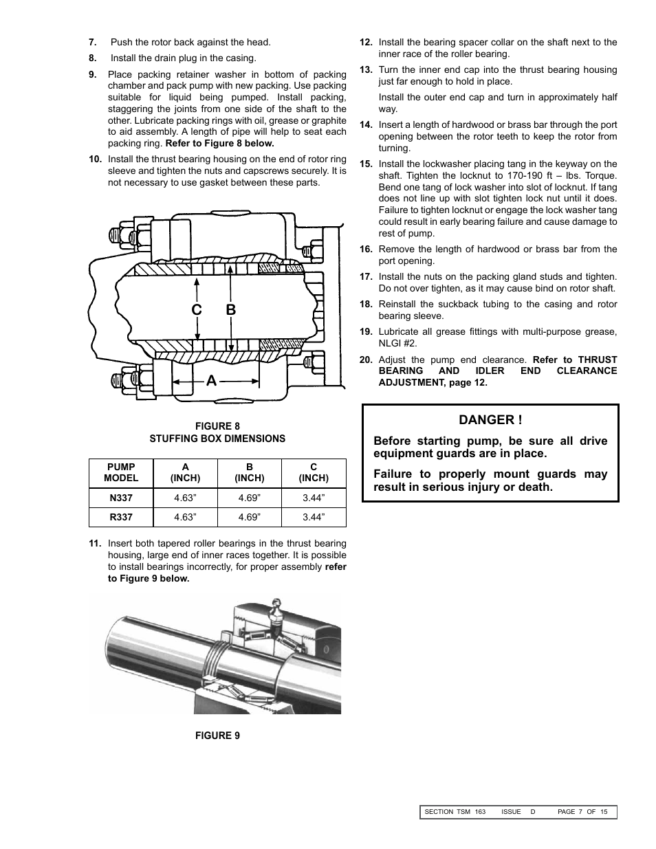 Cb a, Danger | Viking Pump TSM163: N-R 337/4337 User Manual | Page 7 / 15