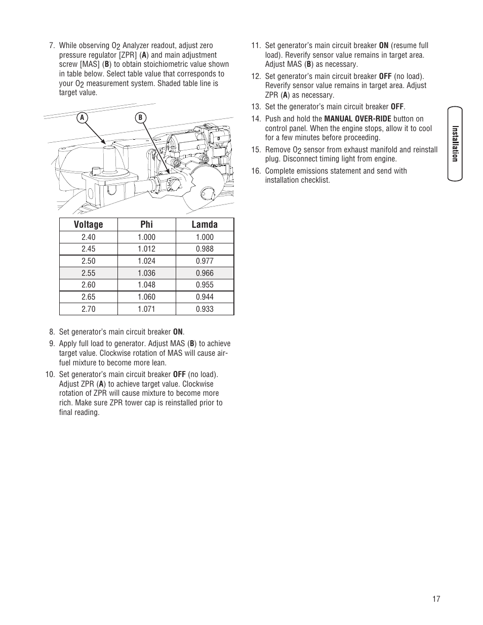 Briggs & Stratton 30000 SERIES User Manual | Page 17 / 60