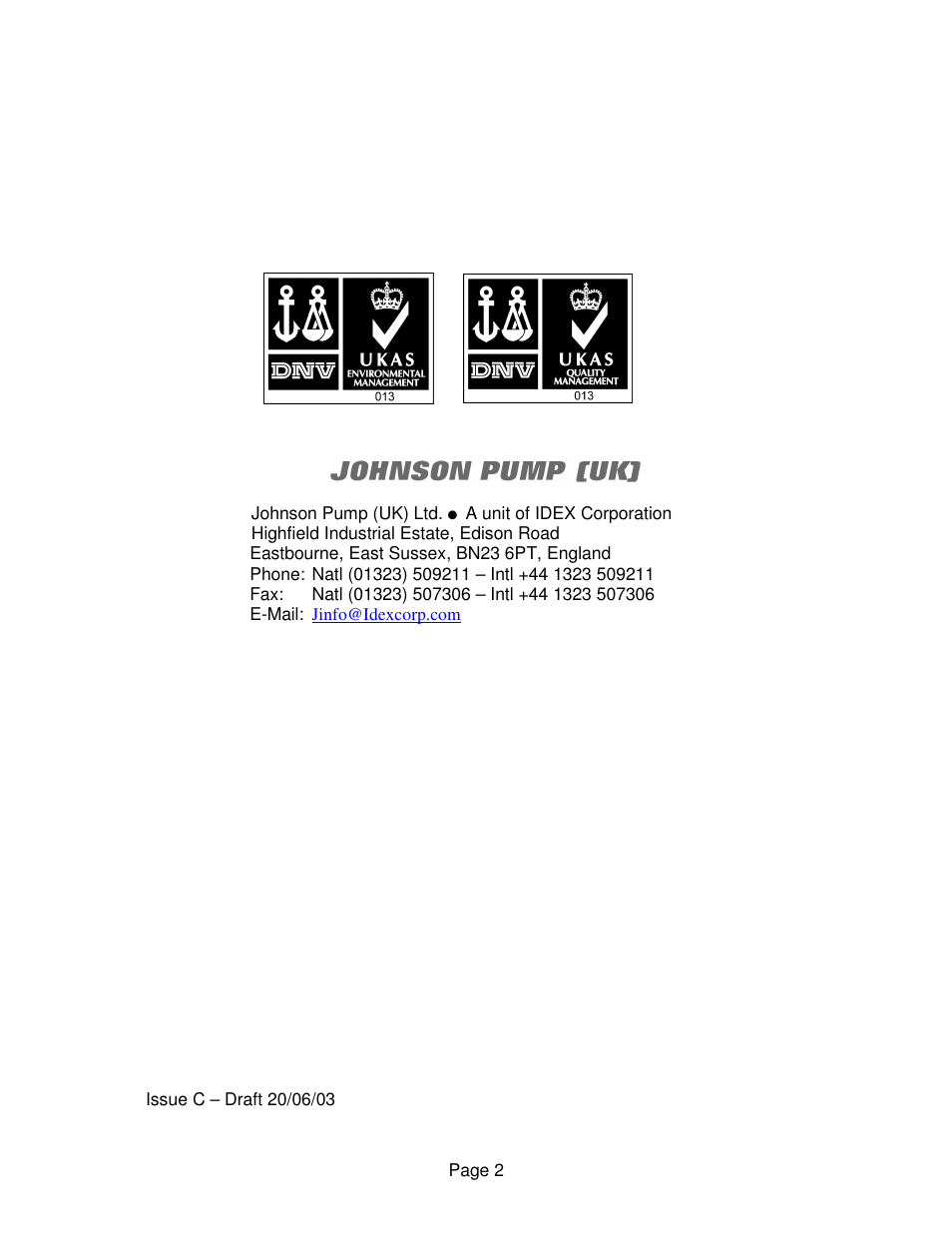 Viking Pump TSM275: AL-05 User Manual | Page 2 / 33