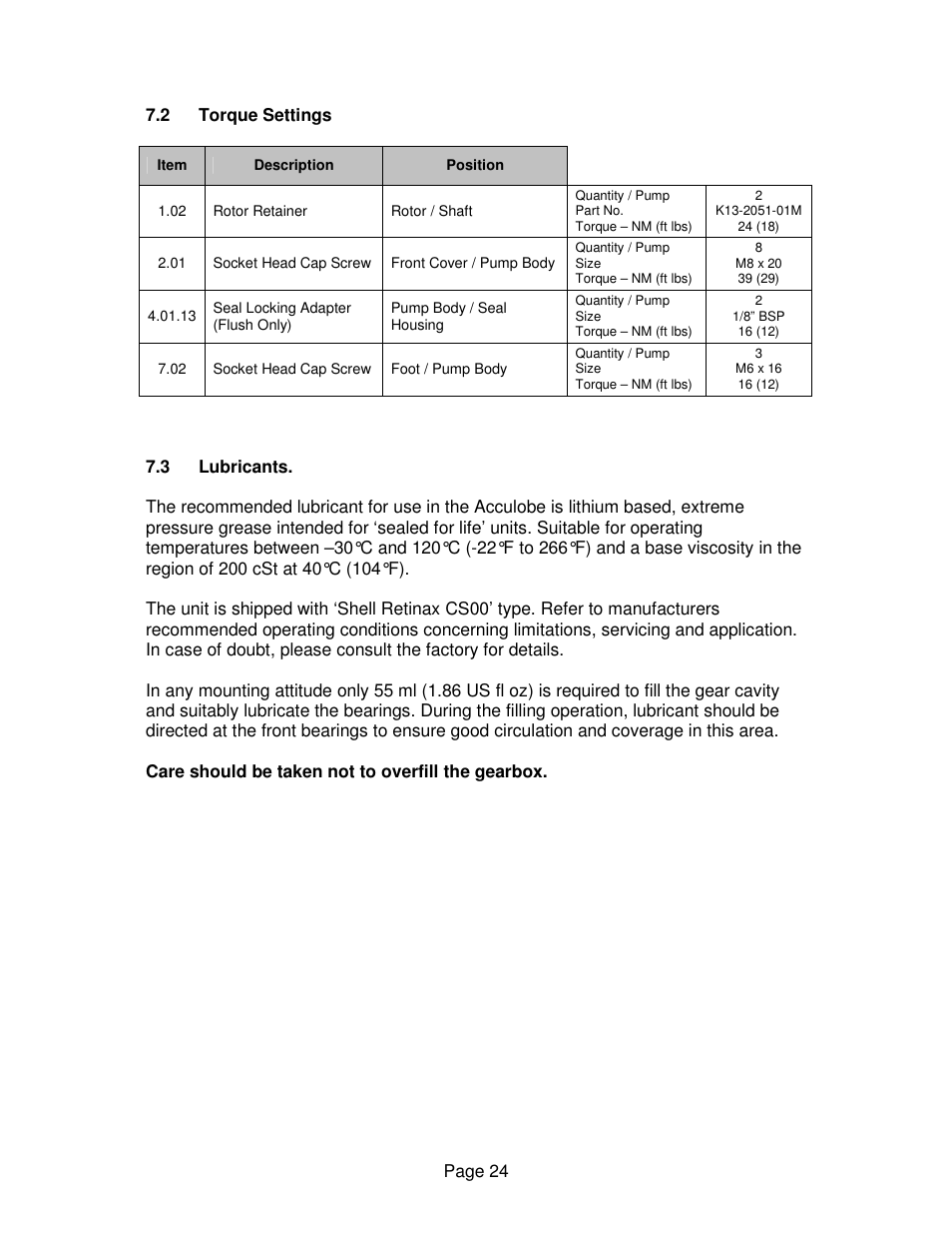 Viking Pump TSM275: AL-05 User Manual | Page 24 / 33