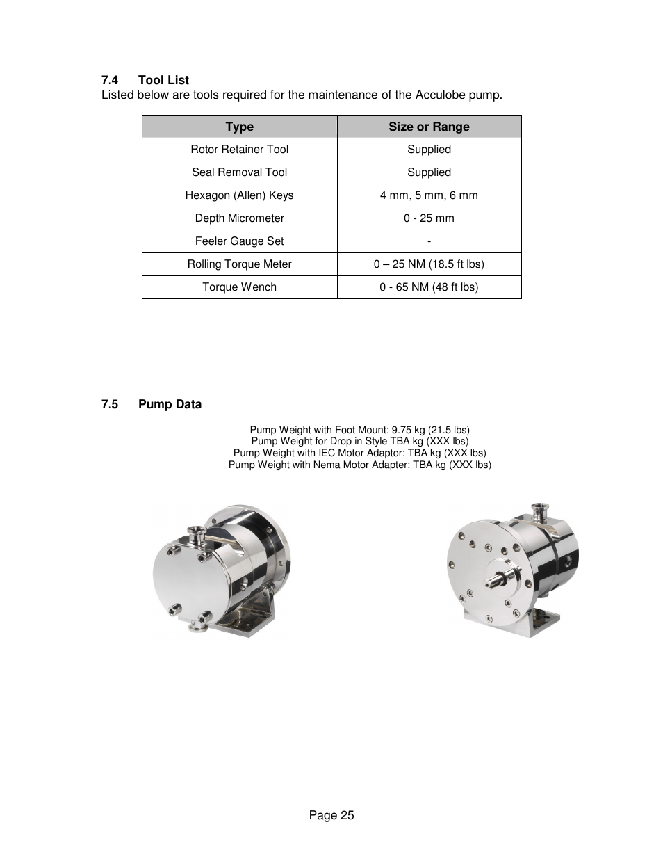 Viking Pump TSM275: AL-05 User Manual | Page 25 / 33