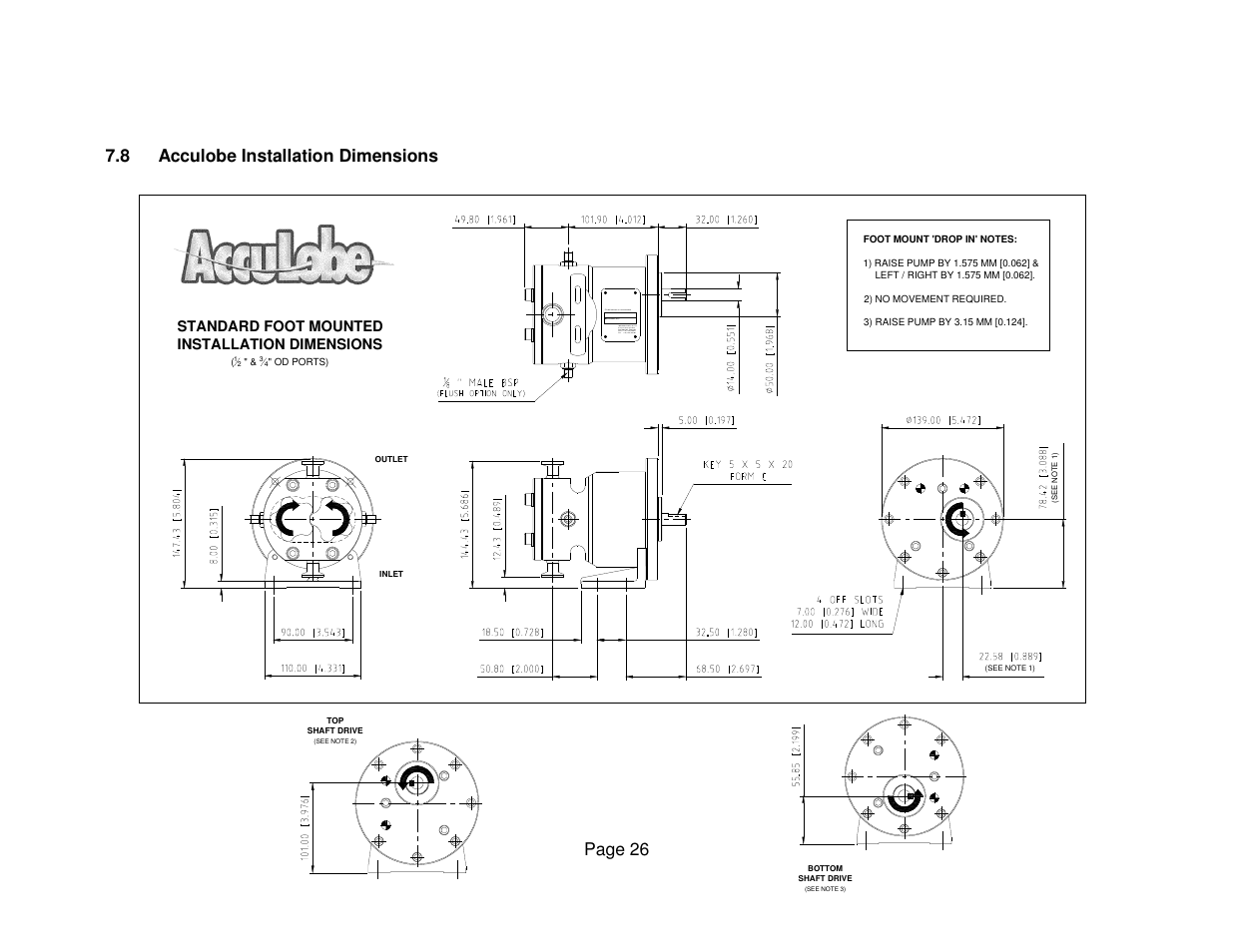 Page 26 7.8 acculobe installation dimensions | Viking Pump TSM275: AL-05 User Manual | Page 26 / 33