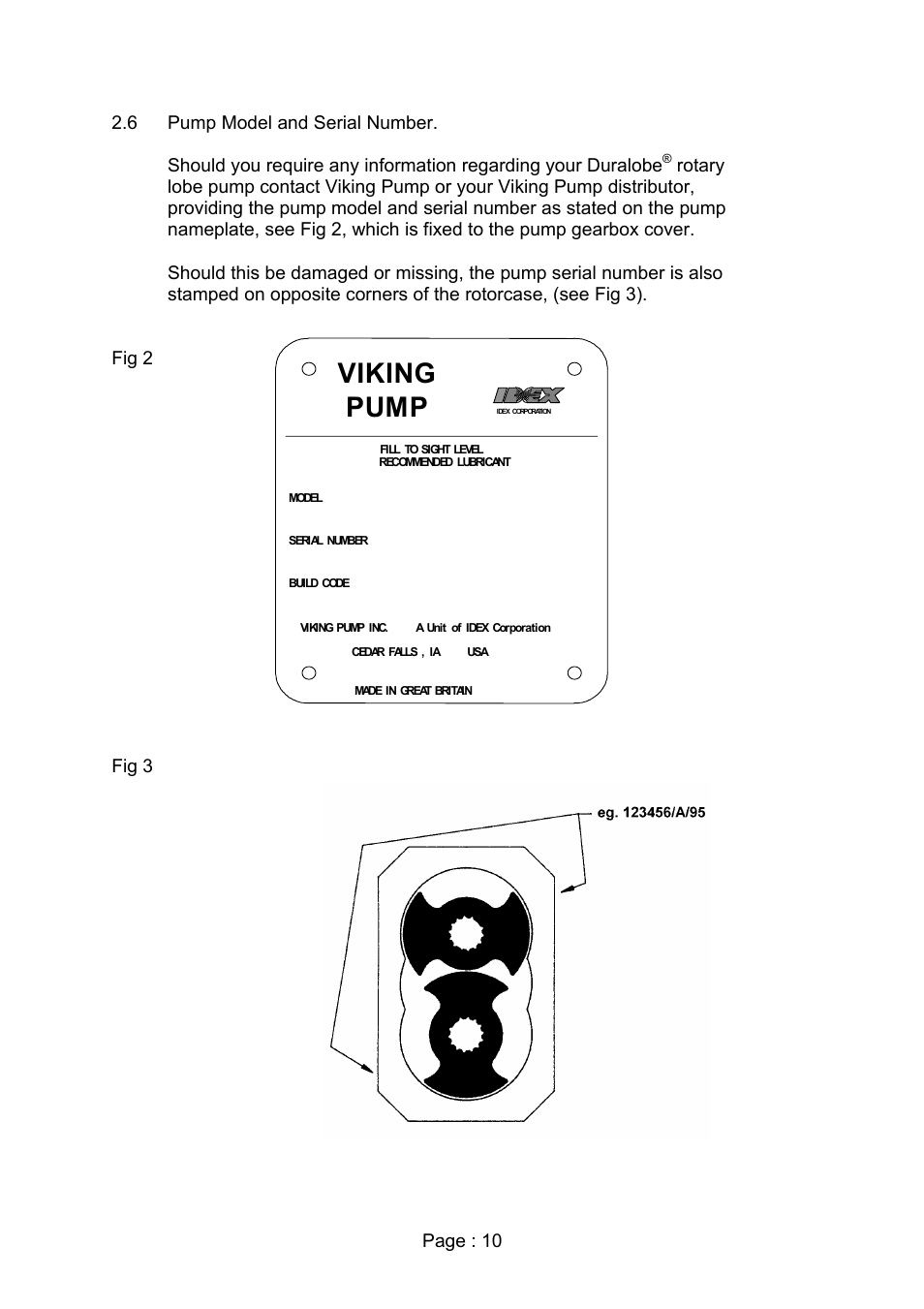 Viking pump | Viking Pump TSM280: Duralobe (Discontinued) User Manual | Page 12 / 78