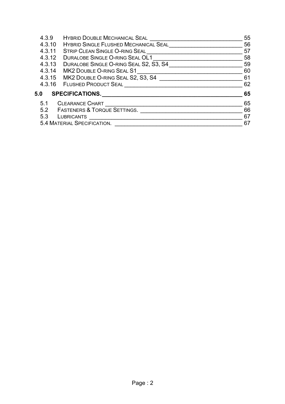 Viking Pump TSM280: Duralobe (Discontinued) User Manual | Page 4 / 78