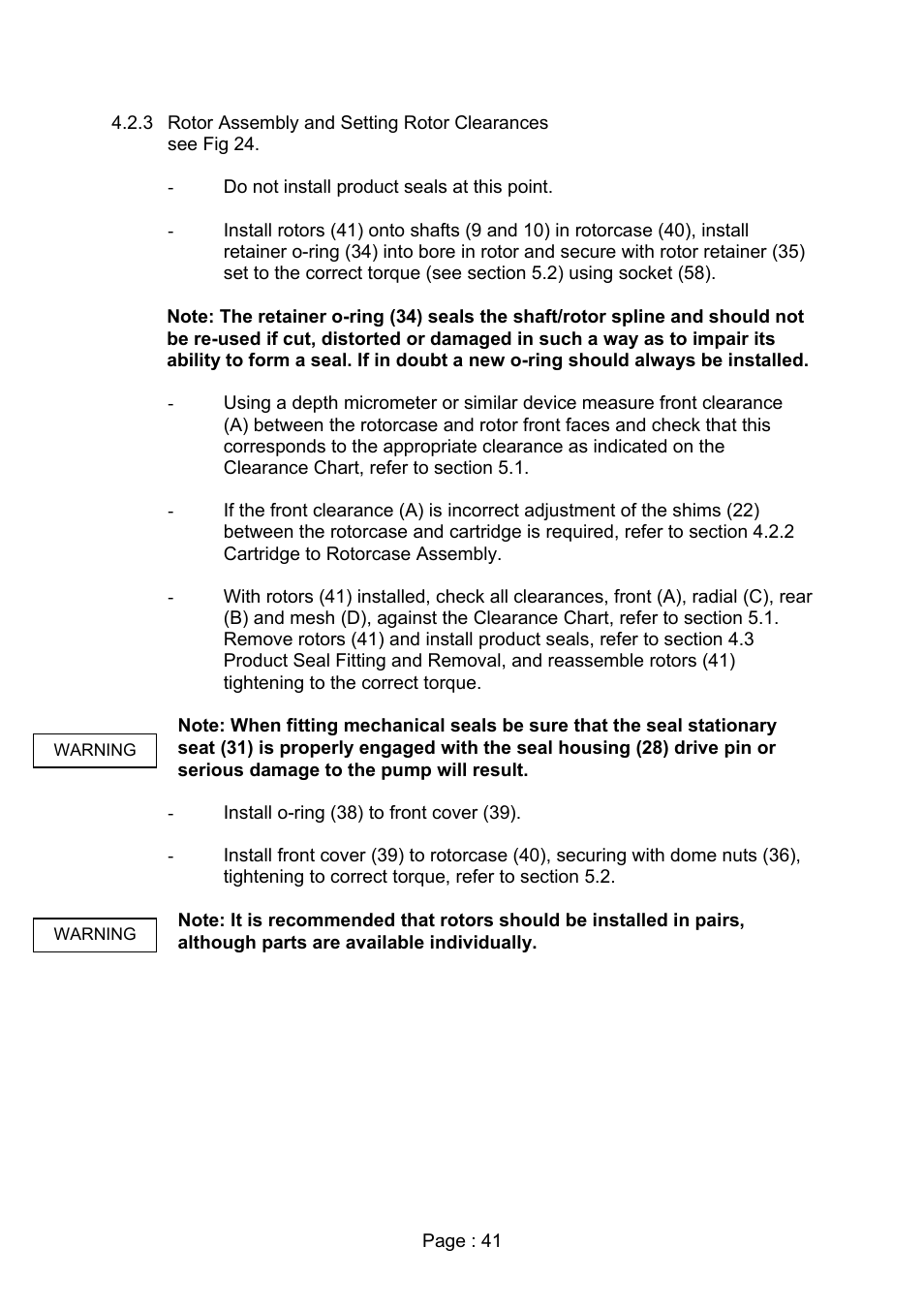 Viking Pump TSM280: Duralobe (Discontinued) User Manual | Page 43 / 78