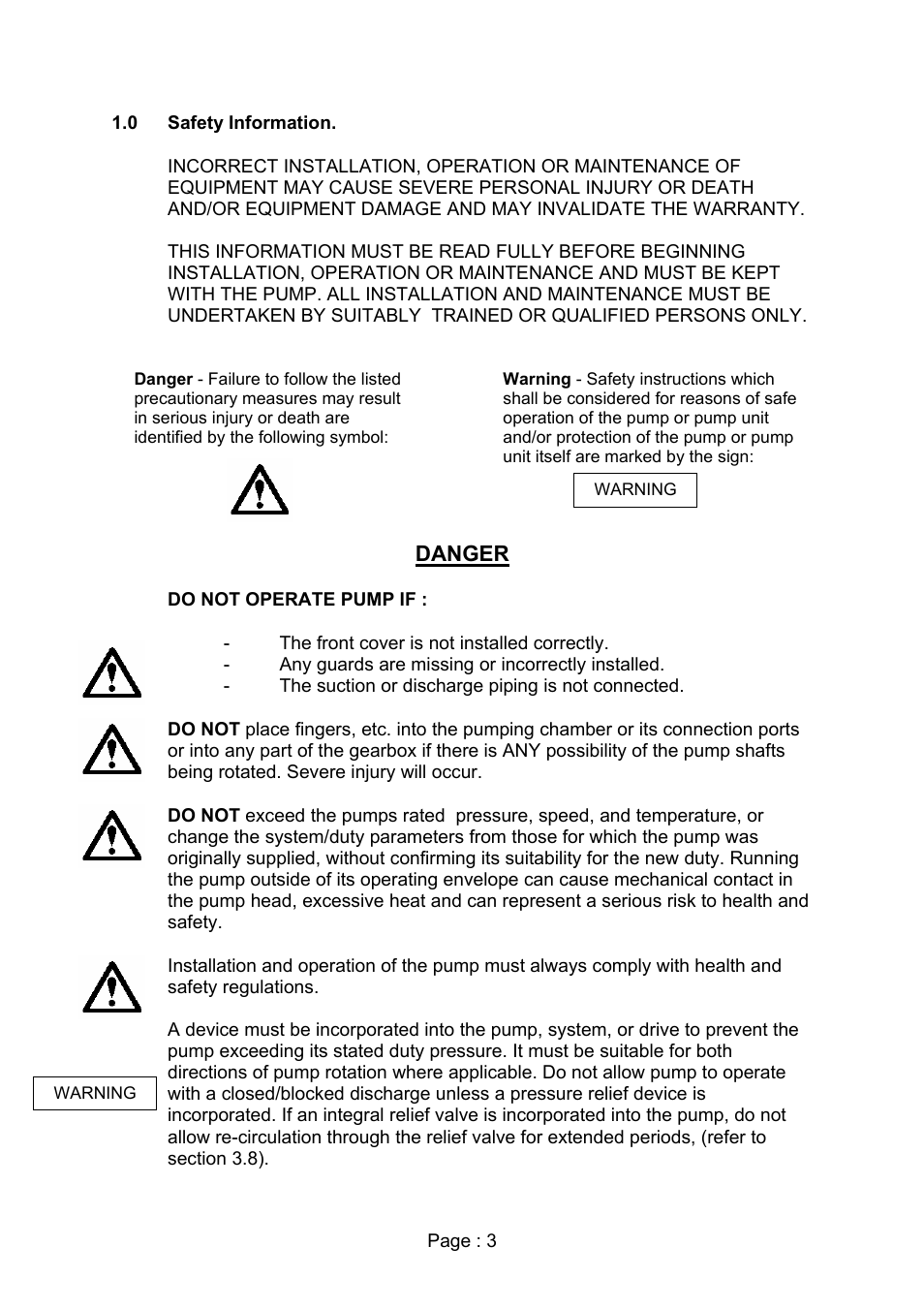 Viking Pump TSM280: Duralobe (Discontinued) User Manual | Page 5 / 78