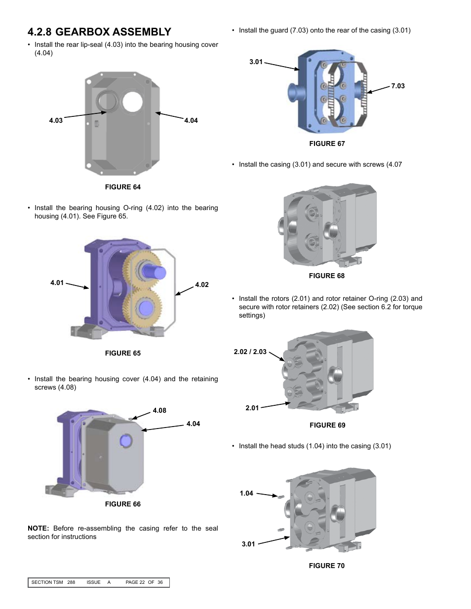 8 gearbox assembly | Viking Pump TSM288: SL Series Lobe Pumps User Manual | Page 22 / 36