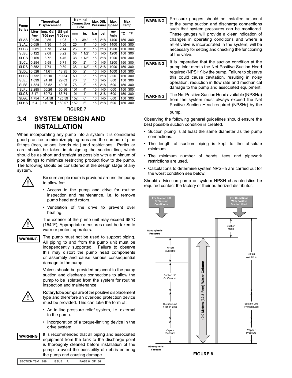 4 system design and installation | Viking Pump TSM288: SL Series Lobe Pumps User Manual | Page 6 / 36