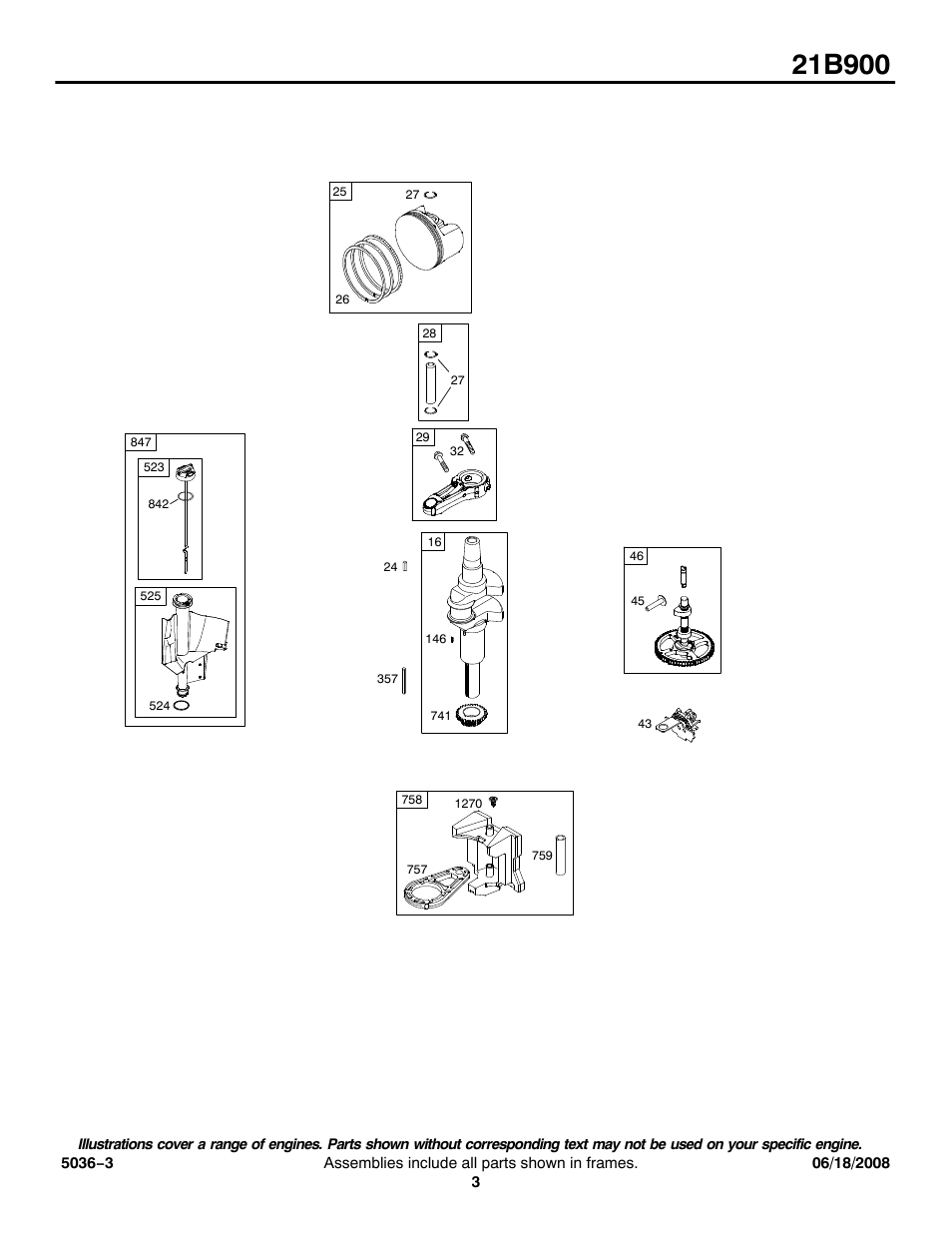 Briggs & Stratton 21B900 User Manual | Page 3 / 17