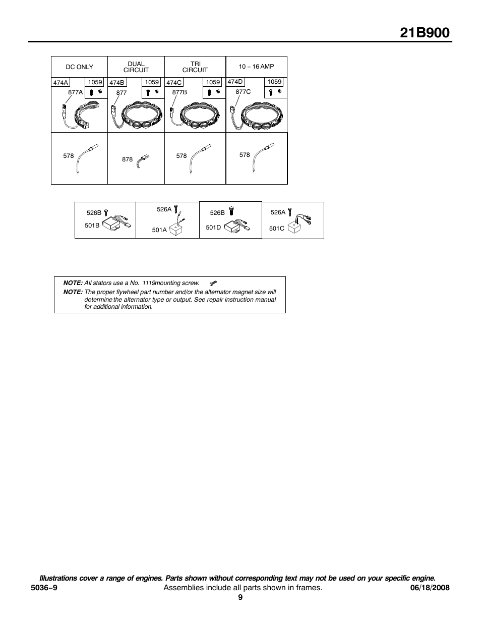 Briggs & Stratton 21B900 User Manual | Page 9 / 17