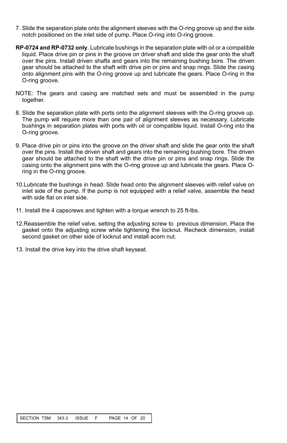 Viking Pump TSM343.3: Vi-Corr Pumps User Manual | Page 14 / 20