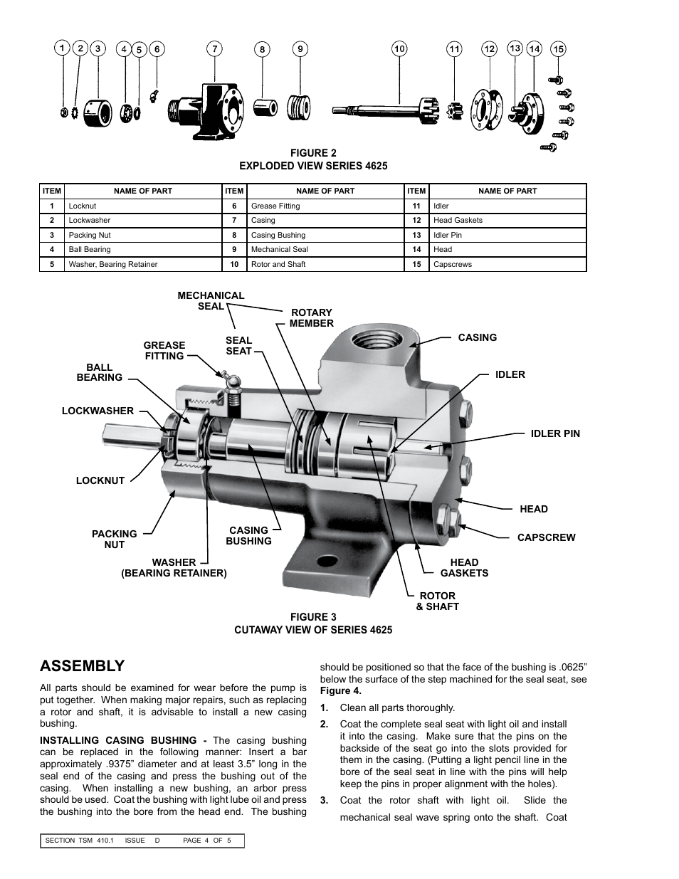 Assembly | Viking Pump TSM410.1: F-FH 4625 User Manual | Page 4 / 5