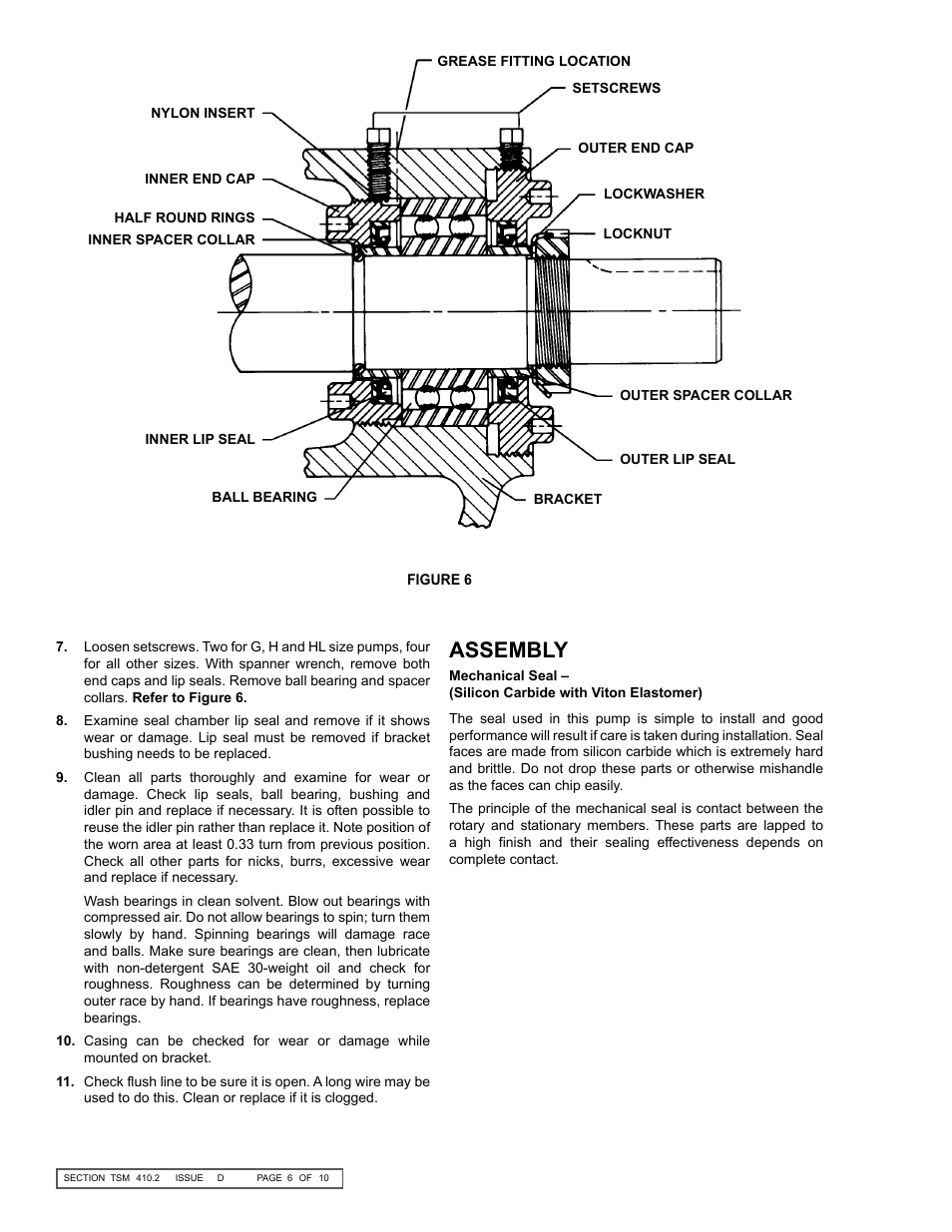 Assembly | Viking Pump TSM410.2: H-M 4625 User Manual | Page 6 / 10