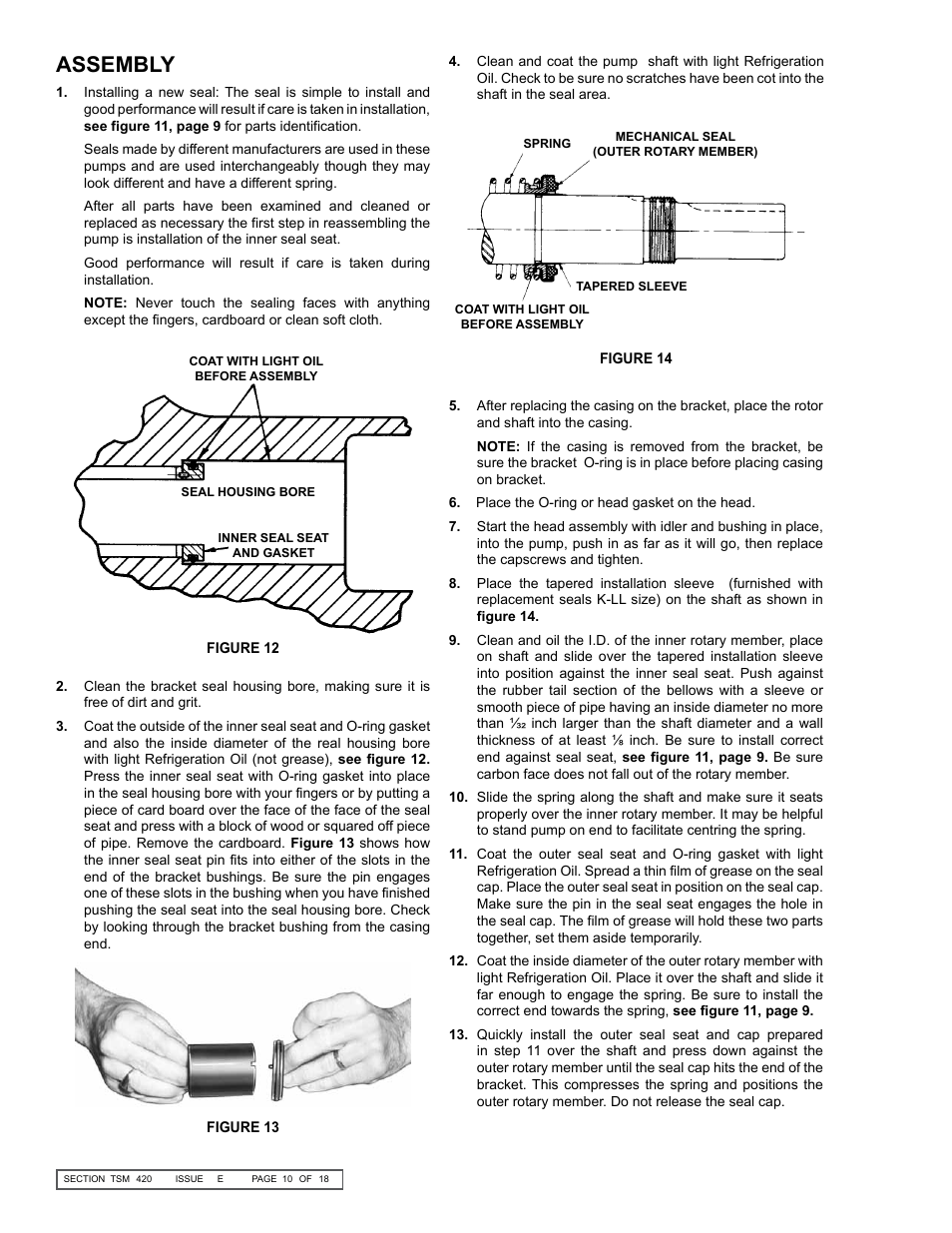 Assembly | Viking Pump TSM420: HL-LL 4925 User Manual | Page 10 / 18