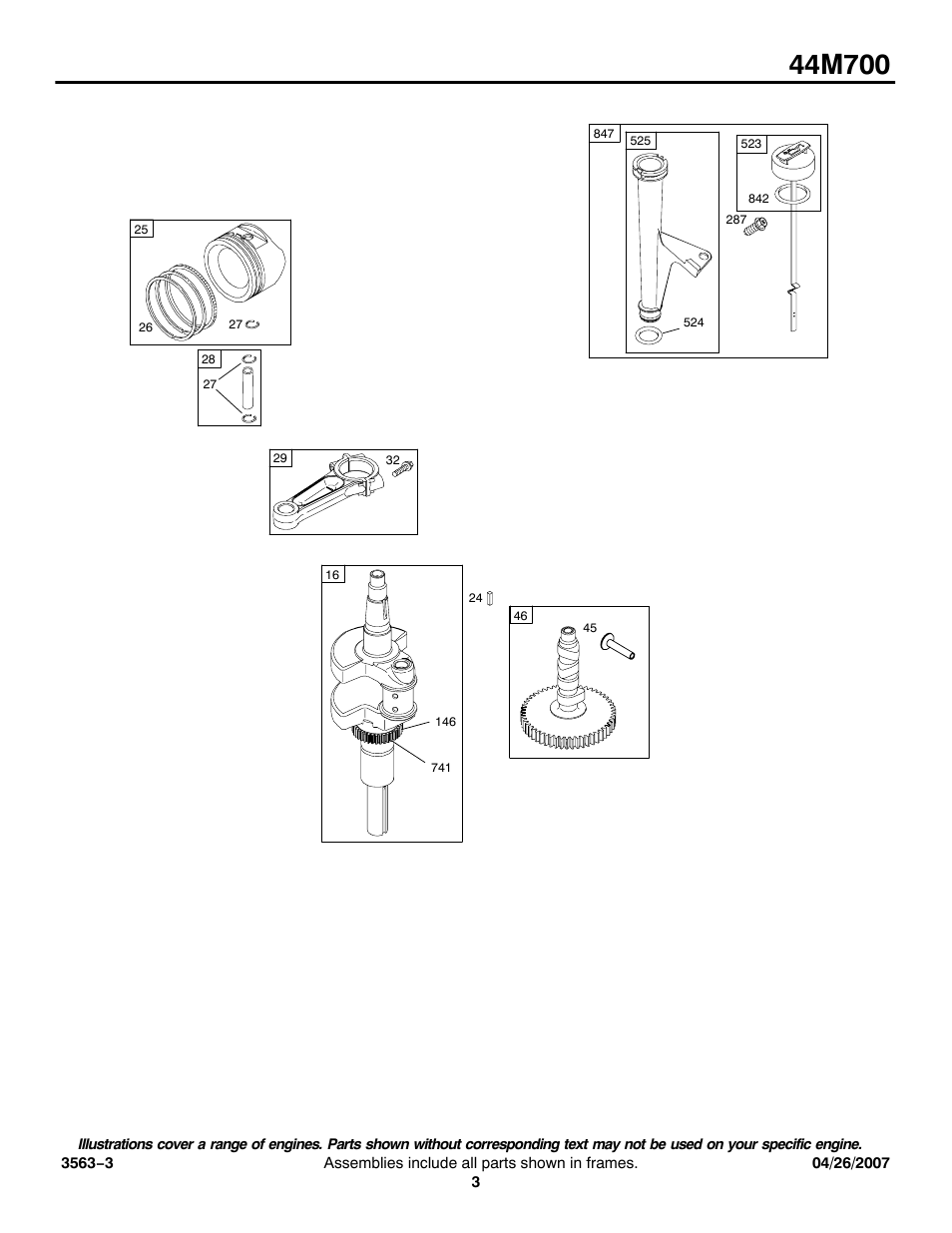 Briggs & Stratton 44M700 User Manual | Page 3 / 12