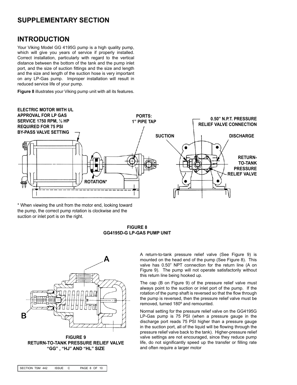 Viking Pump TSM442: GG-AL 4195-G LP-Gas User Manual | Page 8 / 10