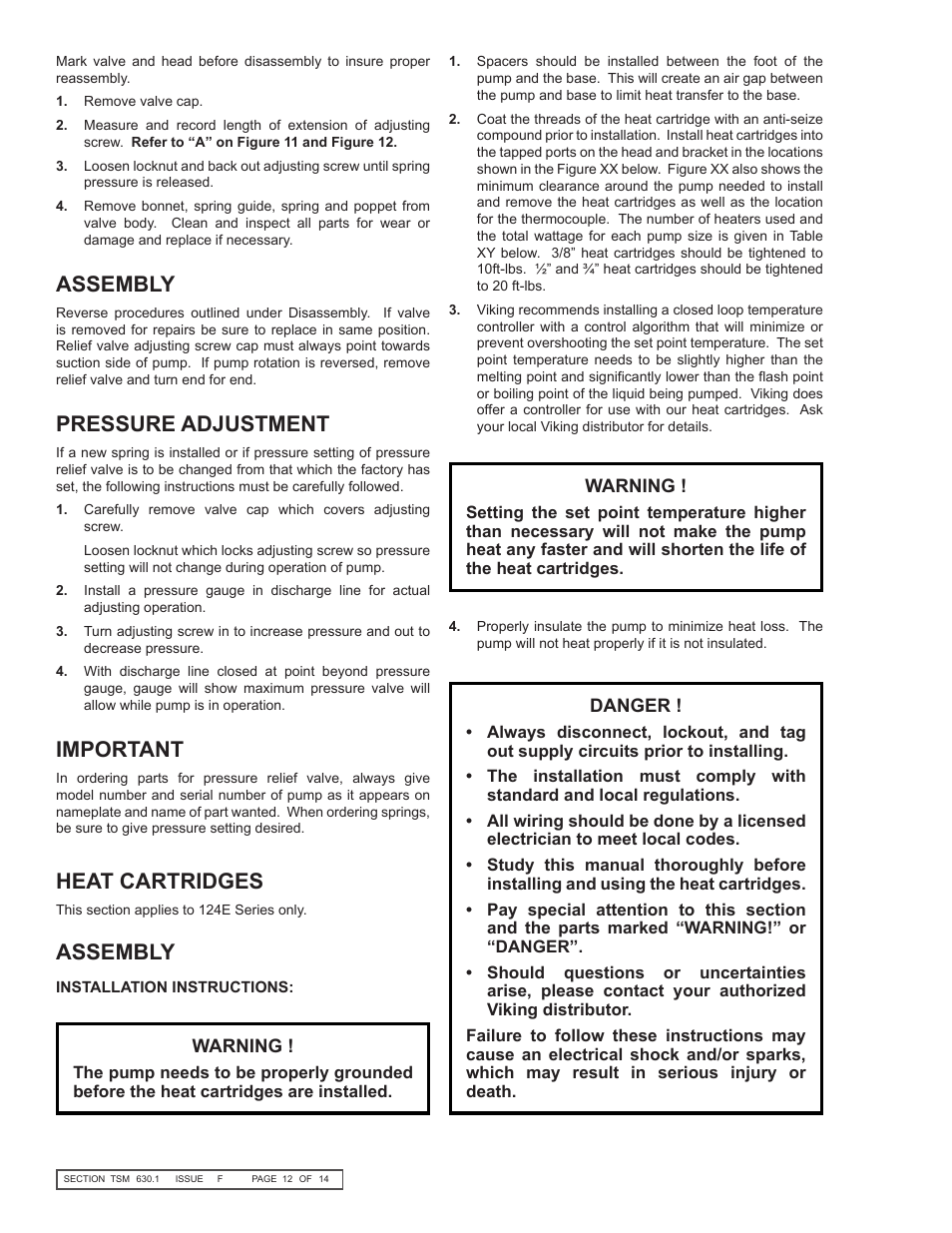 Assembly | Viking Pump TSM630.1: H-LL Universal Seal User Manual | Page 12 / 14