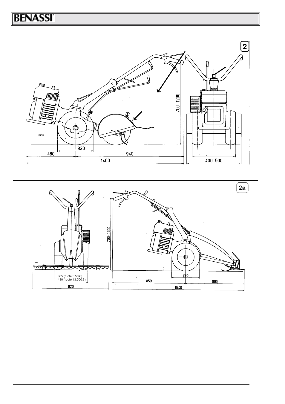 Spa mc 2300, 4 – dimensions and overall dimensions, 5 – packing and transport | Briggs & Stratton MC 2300 User Manual | Page 4 / 10