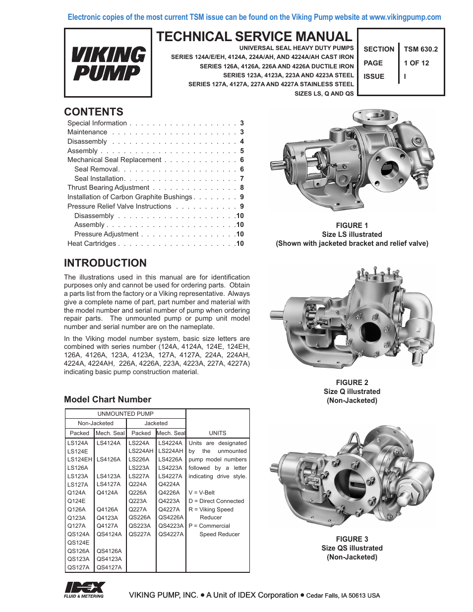 Viking Pump TSM630.2: LS-QS Universal Seal User Manual | 12 pages
