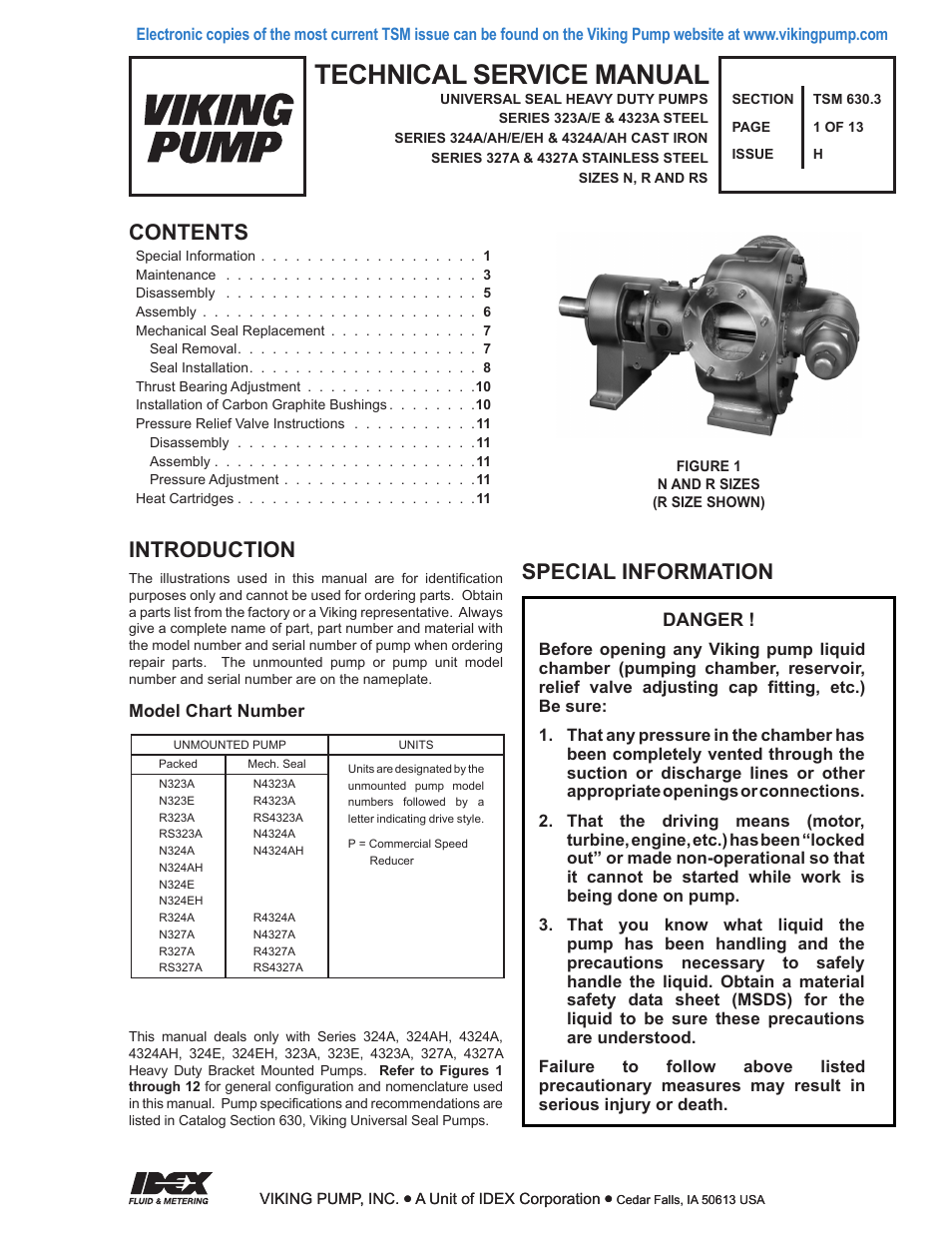 Viking Pump TSM630.3: N-RS Universal Seal User Manual | 13 pages