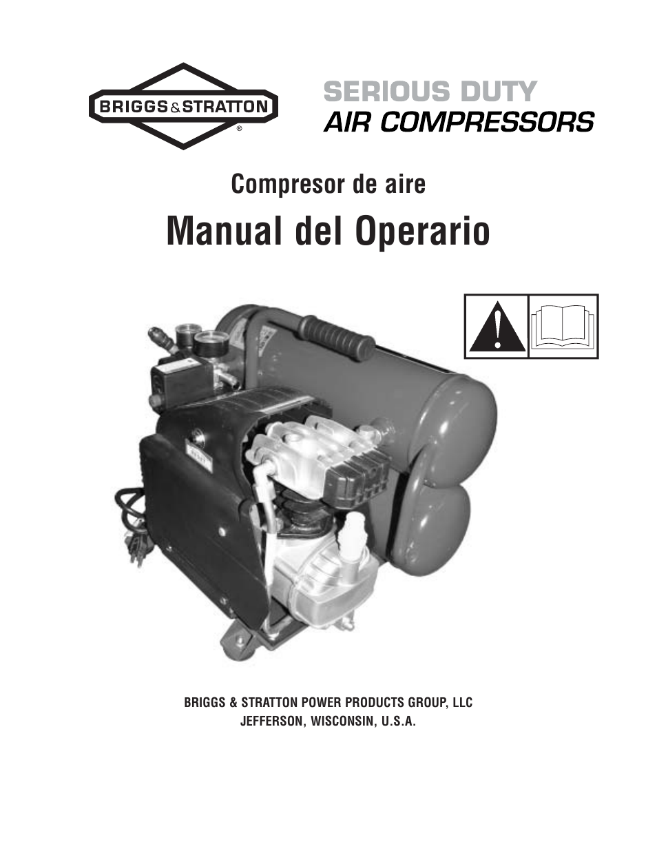 Manual del operario, Compresor de aire | Briggs & Stratton Air Compressor User Manual | Page 21 / 60