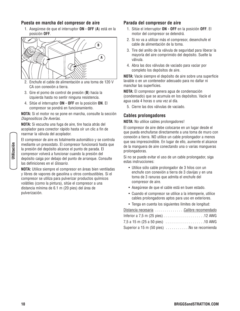 Briggs & Stratton Air Compressor User Manual | Page 30 / 60